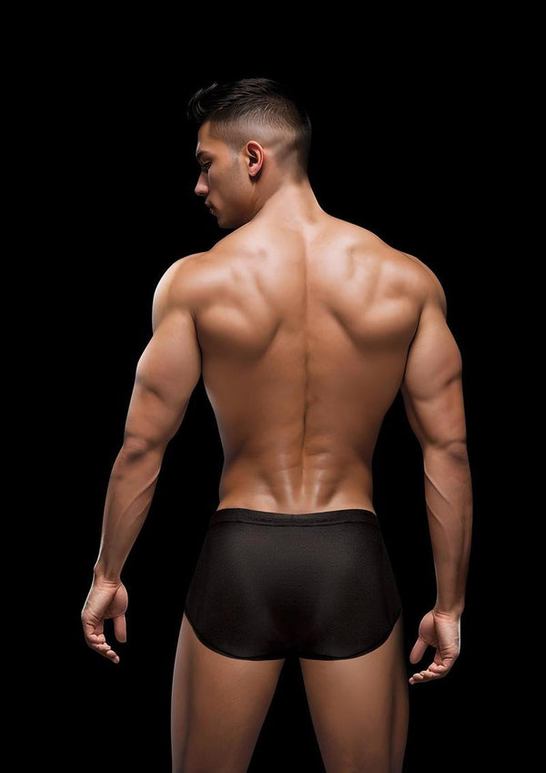 Envy Sexy Slinky Brief - Black - Medium/Small