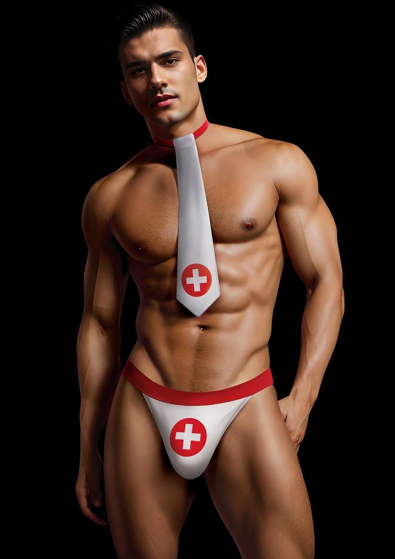 2 Piece Male Nurse Costume Set